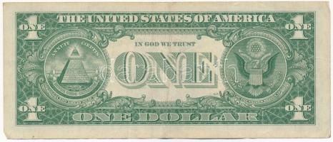 Amerikai Egyesült Államok 1961-1962. (1957A) 1$ "Silver Certificate - kisméretű", kék pecs...