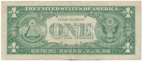 Amerikai Egyesült Államok 1957-1961. (1957) 1$ "Silver Certificate - kisméretű", kék pecsé...