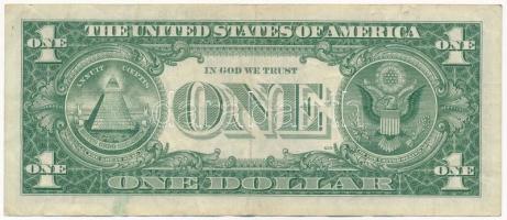 Amerikai Egyesült Államok 1961-1965. (1957B) 1$ "Silver Certificate - kisméretű", kék pecs...