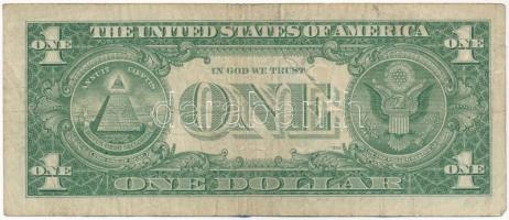 Amerikai Egyesült Államok 1957-1961. (1957) 1$ "Silver Certificate - kisméretű", kék pecsé...