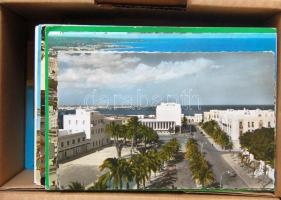 Tunézia 185 db modern színes képeslap, érdekességekkel