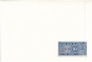 Dél-Korea 1962. 10J felbélyegzett borítékban, bélyegzéssel T:I 
South Korea 1962. 10 Jeon in envelo...