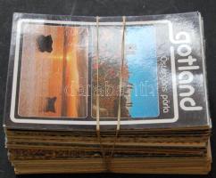 Svéd szigetek: Gotland, Öland 150 db modern színes képeslap, sok érdekességgel