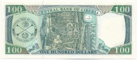 Libéria 2011. 100$ "EC 9453666" T:I kissé hullámos papír
Liberia 2011. 100 Dollars "...
