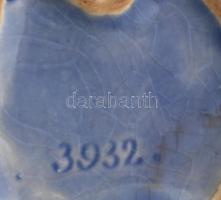 Ember formájú kerámia flaska, kopott. 29 cm