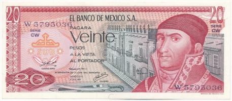 Mexikó 1977. 20P W 5795036 T:II Mexico 1977. 20 Pesos W 5795036 C:XF Krause P#64d