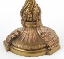 Gyümölcs kínáló, réz, kopott, m: 26 cm, d: 28 cm