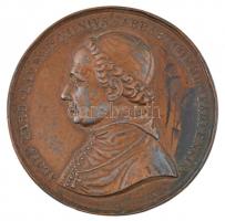 Olasz Államok / Pápai Állam 1837. ALOIS CARD LAMBRVSCHINIVS ABBAS COMMD FARFENSIS / SEMINARIO FARFENSI CONSTITVTO ANNO MDCCCXXXVII kétoldalas bronz emlékérem (48mm) T:2 ph., ü. Italian States / Papal State 1837. ALOIS CARD LAMBRVSCHINIVS ABBAS COMMD FARFENSIS / SEMINARIO FARFENSI CONSTITVTO ANNO MDCCCXXXVII double-sided bronze commemorative medallion (48mm) C:XF edge error, ding