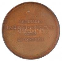 Olasz Államok / Pápai Állam 1837. "ALOIS CARD LAMBRVSCHINIVS ABBAS COMMD FARFENSIS / SEMINARIO ...