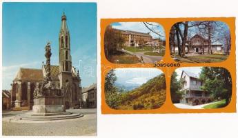 50 db MODERN magyar város képeslap / 50 modern Hungarian town-view postcards