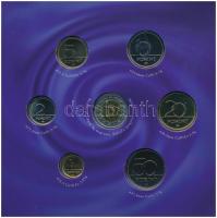 2007. 1Ft-100Ft (8xklf) forgalmi sor szettben, benne 50Ft "50 éves a Római Szerződés" T:BU...