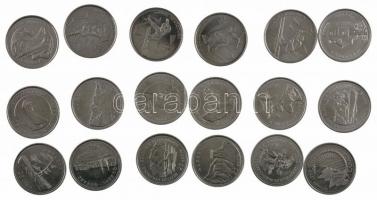 Kanada 1992. 25c Ni "125 éves a Kanadai Konföderáció" (12xklf) + 1999. 25c Ni "Kanada...