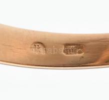 Arany (Au) 14K gyűrű, jelzett, méret: 64, bruttó: 3,6 g