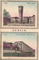 Lublin with railway bridge