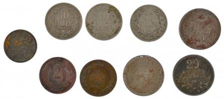 1895KB-1909KB 2f Br (2xklf) + 1918KB 2f Fe + 1893KB-1908KB 10f Cu-Ni (3xklf) + 1916KB-1920KB 20f Fe ...