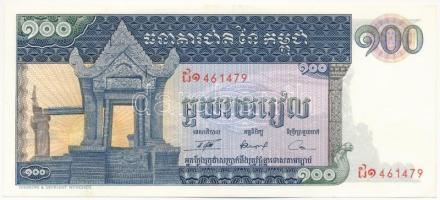 Kambodzsa 1972. 100R 461479 T:I- hullámos papír Cambodia 1972. 100 Riels 461479 C:AU wavy paper Krause P#12