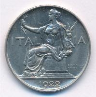 Olaszország 1922. 1L Ni T:2
Italy 1922. 1 Lira Ni C:XF
Krause KM# 62