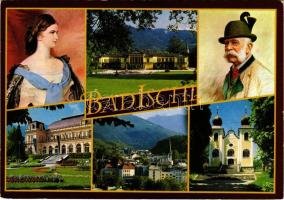 1998 Bad Ischl, Kaiserin Elisabeth, Kaiservilla, Kaiser Franz Josef / Erzsébet királynő (Sissi) és Ferenc József + hátoldalon Erzsébet királyné halálának 100. évfordulójára emlékbélyeg