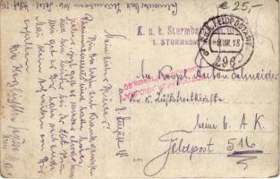 1918 Osztrák-magyar katonák harc közben / WWI Austro-Hungarian K.u.K. military, soldiers in battle. ...