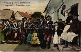 1928 Magyar paraszt menyegző / Ungarische Bauernhochzeit / Hungarian folklore, wedding. L&P Nr. 2746.