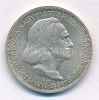 1936. 2P Ag "Liszt" T:2 kis patina Adamo P7.3