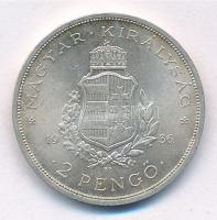 1936. 2P Ag "Liszt" T:2 kis patina Adamo P7.3