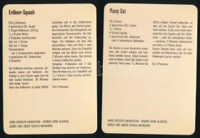 Drinks ohne Alkohol / Alkoholmentes koktélok, 16 db színes fotókkal illusztrált, német nyelvű recept...