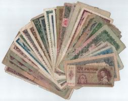 1930-1946. 29xklf Pengő bankjegytétel, közte "Vöröshadsereg Parancsnoksága" T:III-IV