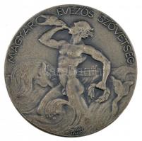 1941. "Magyar Evezős Szövetség" ezüstözött bronz sport díjérem, hátoldalon "Senior Eg...