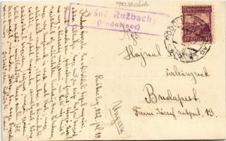 1927 Felsőzúgó-fürdő, Ruzsbachfürdő, Bad Ober Rauschenbach, Kúpele Vysné Ruzbachy; strand / spa. pho...