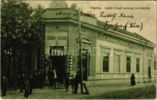 1918 Topolya, Bácstopolya, Backa Topola; Izsáky József üzlete és saját kiadása / publishers shop (EB)