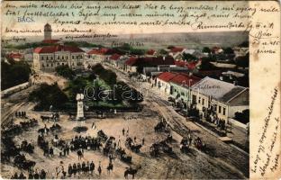 1912 Bács, Batsch, Bac; látkép, szálloda, községháza / general view, hotel, town hall (fl)