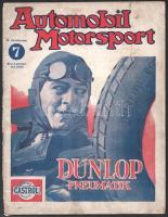 1927 Automobil Motorsport II. évf. 7. szám.