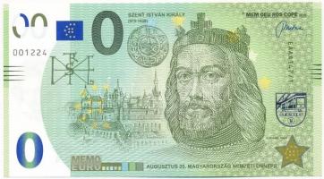 2018. 0ME szuvenír bankjegy Augusztus 20. T:I  Hungary 2018. 0 MemoEuro souvenir banknote 20th August C:UNC