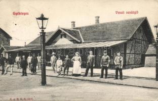 Gyékényes railwaystation, restaurant
