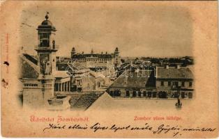 1899 (Vorläufer) Zombor, Sombor; látkép. Kollár József kiadása / general view (EK)