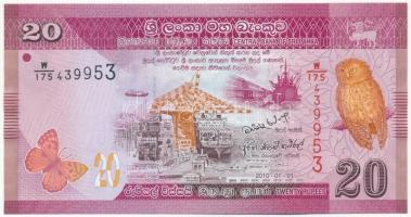Srí Lanka 2010. 20R W/175 439953 T:I Sri Lanka 2010. 20 Rupees W/175 439953 C:UNC Krause P#123