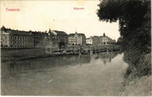 1912 Temesvár, Timisoara; Béga-sor / Bega riverside (EK)