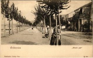 Crikvenica, Cirkvenica; Obalni put / Tengerparti út. Josip Car kiadása / coastal road