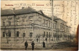 1912 Jászberény, Gimnázium. Hulin és Kóczeán kiadása (fl)