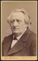 cca. 1880, Franz Lachner 1803-1890) német zeneszerző és karmester fotója. Fritz Luckhardt műterméből. 10,5x6,5cm