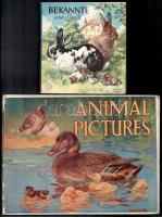 2db régi képes mesekönyv, Nelson: Animal Pictures, R. Engelhardt: Bekante vom Lande