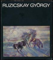 Ruzicskay György festőművész gyűjteményes kiállítása 1976. november-december. ALÁÍRT! Meghívóval. 1976, Magyar Nemzeti Galéria. Kiadói papírkötés, kissé kopottas állapotban.