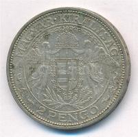 1933. 2P Ag "Madonna" T:2- patina
Adamo P7