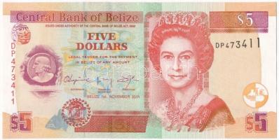 Belize 2011. 5$ T:III szép papír Belize 2011. 5 Dollars C:F nice paper Krause P#67