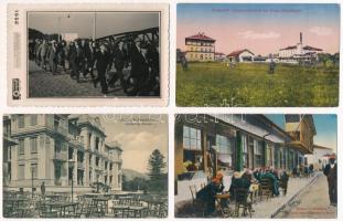 28 db RÉGI külföldi város képeslap vegyes minőségben / 28 pre-1945 European town-view postcards in m...