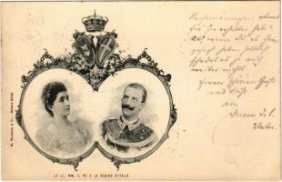 1900 Le Ll. Mm. Il Re e La Regina dItalia / Victor Emmanuel III, King of Italy and Elena of Montenegro, Queen of Italy