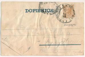 1899 (Vorläufer) Pardubice, Pardubitz; Radnice, Prumyslova skola, Partie od Chrudimky / town hall, s...