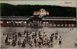 Crikvenica, Cirkvenica; strand, fürdőzők / beach, bathers. Ed. Feitzinger Quarn. No. 110L.