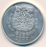 1996. 2000Ft Ag "Honfoglalás" T:BU Adamo EM141